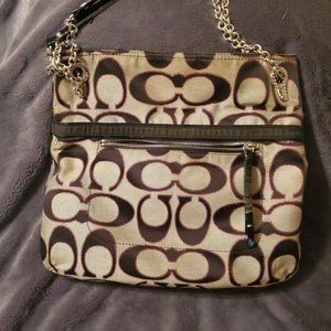 COACH Duffle Crossbody/Shoulder Bag Black